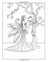 Hadas Colouring Princesas Sirenas Books Fairies Elves Selina Harrison Fenech sketch template