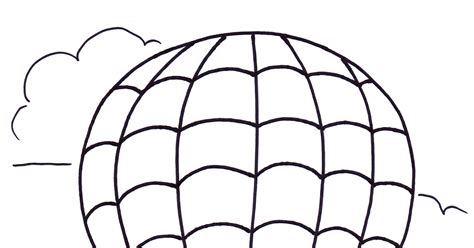 coloring transportation  toddlers hot air balloons coloring pages