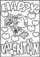 Valentijn Valentijnsdag Printen Kleuren Valentino Valentinesday Kiezen sketch template