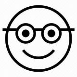 Nerd Emoji Coloring Pages Template Emoticon sketch template