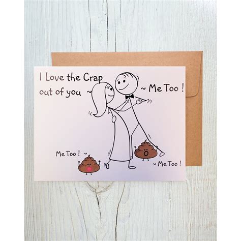 Funny Valentine Cards I Love You Cards For Him For Her We Etsy