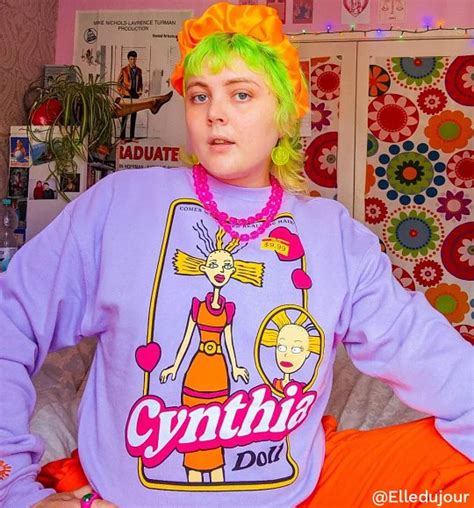 Rugrats Cynthia Doll Orchid Sweater