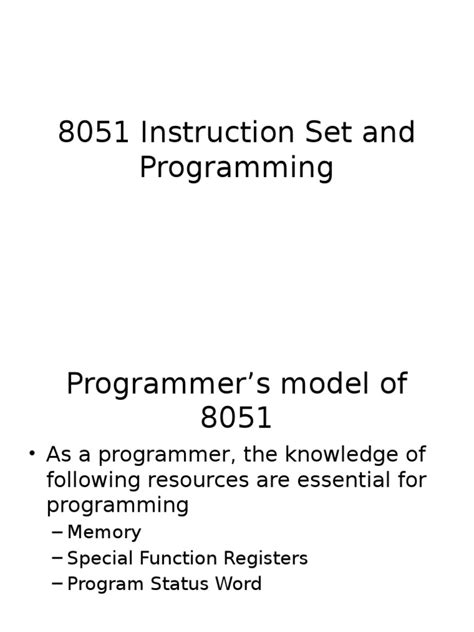 instruction set  programming instruction set arithmetic