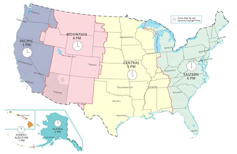 states map  time zones  latest map update