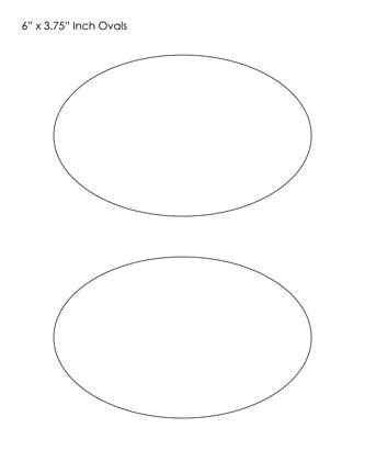 oval templates blank shape templates  printable