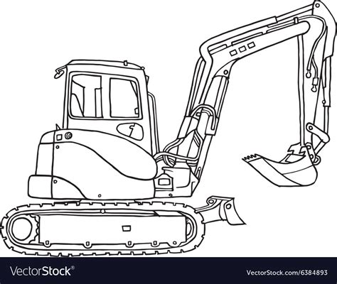 digger royalty  vector image vectorstock