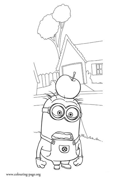 minions tom   apple  head coloring page minion coloring
