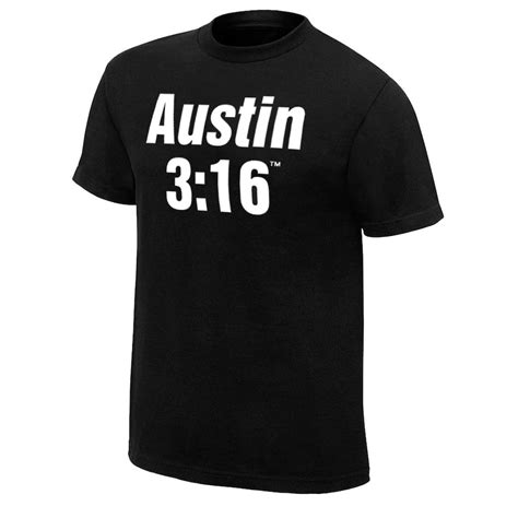 Mens Black Stone Cold Steve Austin 3 16 T Shirt