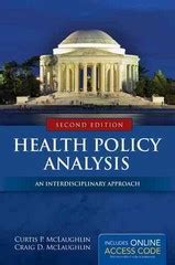 health policy analysis  edition rent  cheggcom