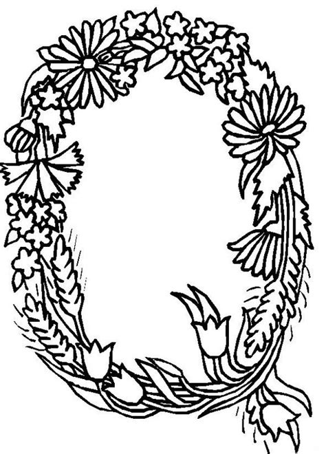 pin  elizabeth owens  flower pic alphabet coloring pages flower