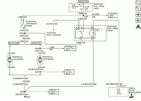 chevy  fuel pump wiring diagram cadicians blog