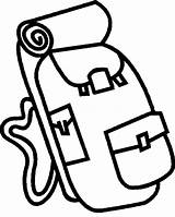Backpack Camping Coloring Pages Kids Netart Clipart Place Part Clipartbest Clip sketch template