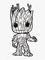 Coloring Pages Funko Groot Template Color Print sketch template