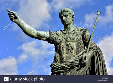 Caesar Augustus The First Emperor Of Ancient Rome Bronze