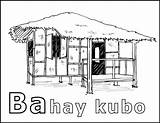 Bahay Kubo Hut Clip Philippine Nipa Webstockreview Designlooter Rh sketch template