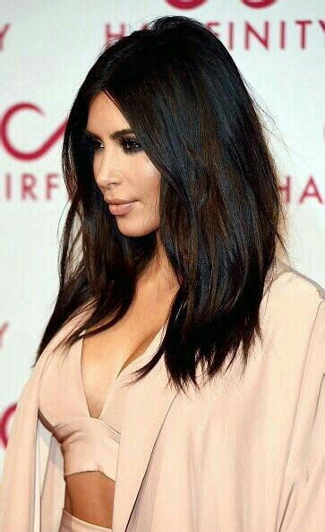 Pin By Sofie Mendes On Kim Kardashian Dark Brown Hair