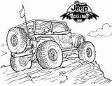 Jeep Coloring Pages Mountain Drawing Monster Car Printable Color Truck Kids Sheets Off Wrangler Drawings Coloringpagesfortoddlers Cars Adults Cool Books sketch template