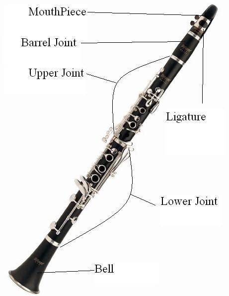 physical parts  material  clarinet