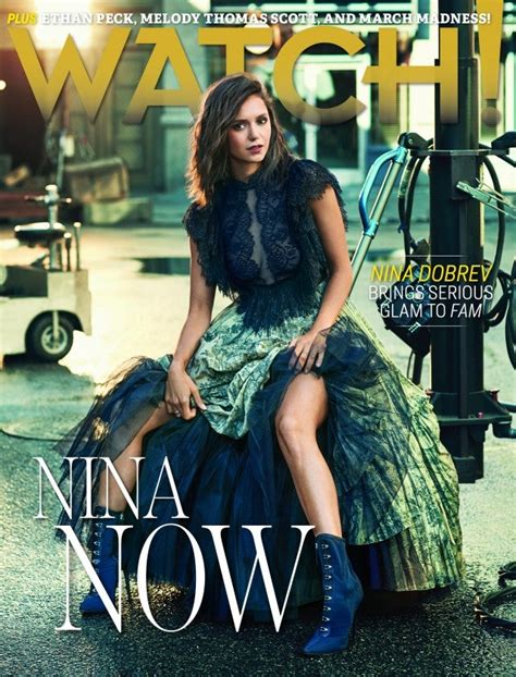 nina dobrev goes old hollywood on stunning new magazine cover
