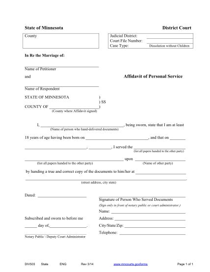 affidavit  bona fide marriage sample    edit