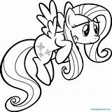 Coloring Fluttershy Pony Little Pages Color Flying Colouring Friendship Filly Getdrawings Magic Printable Getcolorings sketch template