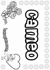 Cameo Coloring Pages Hellokids Print Color sketch template