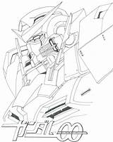 Gundam Exia Build Fighters sketch template