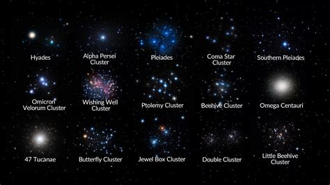 star cluster names