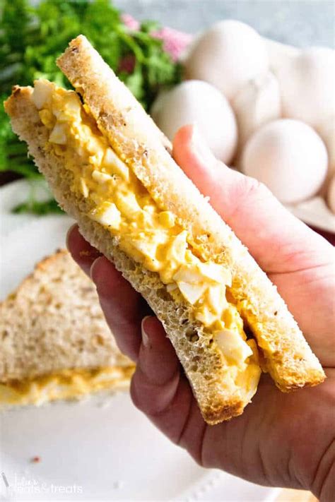 deviled egg salad sandwiches   blog recipes