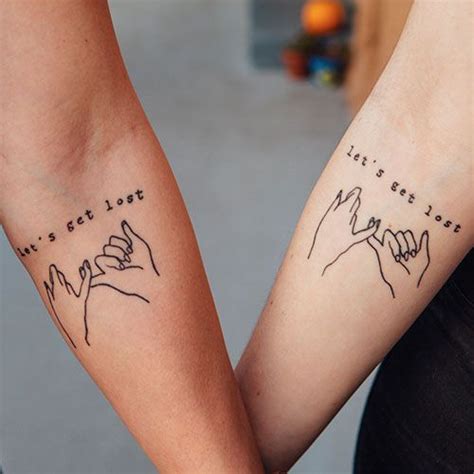 Matching Pinky Promise Tattoo Ideas Matching Best Friend Tattoos For