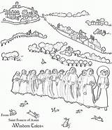Lourdes Communion sketch template