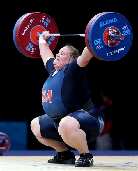 olympic weight lifter holley mangold finishes    york times