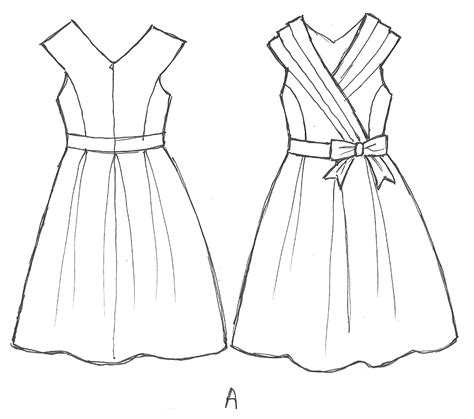 creative dress sketches