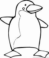 Penguin Coloring Pages Template Printable Penguins Kids Colouring Cartoon Pittsburgh Puffles Clipart Cliparts Drawing Print Christmas Templates Club Animal Color sketch template