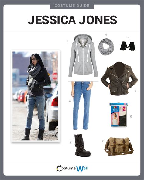 Jessica Jones Costume Diy Outfit Costume Wall