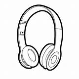 Headphones Drawing Headphone Earbuds Vector Stock Clipartmag Royalty Line Getdrawings sketch template