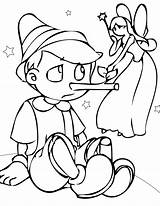 Pinocchio Disney Pages Coloring Printable Kids Characters Drawing sketch template