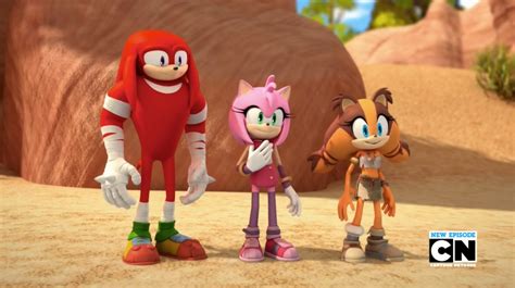 [sonic Boom Tv Series] Knuckles Amy And Sticks By