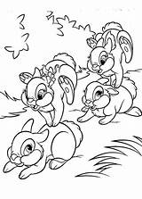 Coloring Pages Bunny Baby Printable Disney Kids Hopping Rabbit Bunnies Coloring4free Face Colornimbus Color Getcolorings Family Sheets Playing sketch template