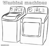 Washer Colorings sketch template