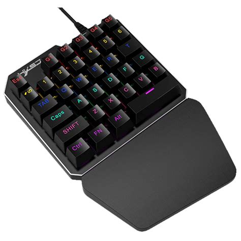 mini mechanical gaming keyboard keys professional keypad ergonomic gamepad  rgb