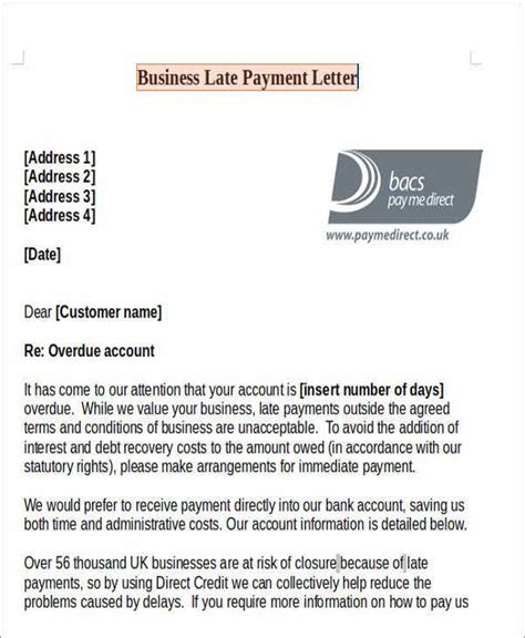 overdue invoice letter template uk onvacationswallcom
