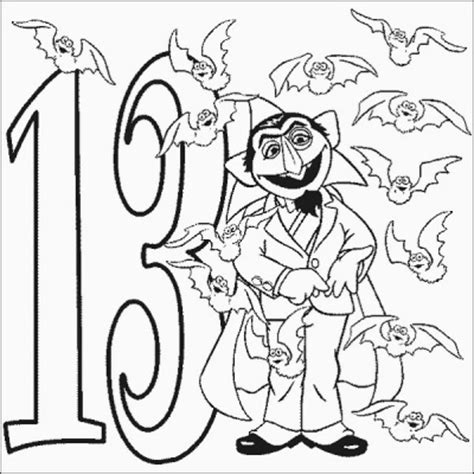 count number  coloring pages printfree