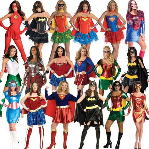 licensed adult ladies sexy superhero new fancy dress