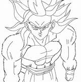 Coloring Pages Ssj4 Goku Gogeta Dragon Ball Getcolorings Printable Gt sketch template