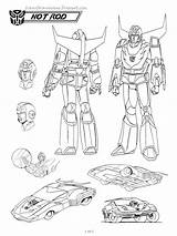 Hot Rodimus Rod Transformers Joint Ball sketch template