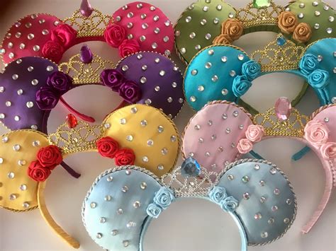 princess mouse ears collection princess crown mouse ears lightweight