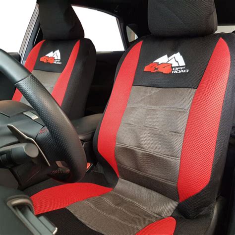 mesh car seat cover red   road universal  toyota ford mazda nissan ebay