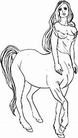 Centaur Coloring Beautiful Pages Lady Female Kids Kidsplaycolor Drawing Color Designlooter Getdrawings sketch template