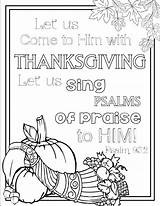 Thanksgiving Coloring God Praise November Difficult Times sketch template